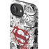 DC Comics Superman Comic Pattern Logo in Red iPhone 16e Impact Case