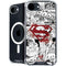 DC Comics Superman Comic Pattern Logo in Red iPhone 16e MagSafe Case