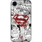 DC Comics Superman Comic Pattern Logo in Red iPhone 16e Skin