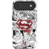 DC Comics Superman Comic Pattern Logo in Red iPhone 17 Air Impact Case