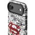 DC Comics Superman Comic Pattern Logo in Red iPhone 17 Air Impact Case