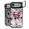 DC Comics Superman Comic Pattern Logo in Red iPhone 17 Air Kickstand Case