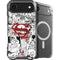 DC Comics Superman Comic Pattern Logo in Red iPhone 17 Air MagSafe Case
