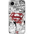 DC Comics Superman Comic Pattern Logo in Red iPhone 17 Air Skin
