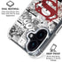 DC Comics Superman Comic Pattern Logo in Red iPhone 17 Clear Case
