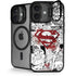 DC Comics Superman Comic Pattern Logo in Red iPhone 17 Kickstand Case