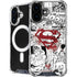 DC Comics Superman Comic Pattern Logo in Red iPhone 17 MagSafe Case