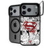 DC Comics Superman Comic Pattern Logo in Red iPhone 17 Pro Kickstand Case