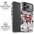 DC Comics Superman Comic Pattern Logo in Red iPhone 17 Pro Max Magsafe Impact Case