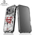 DC Comics Superman Comic Pattern Logo in Red iPhone 18 Pro Clear Case