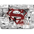 DC Comics Superman Comic Pattern Logo in Red Apple MacBook Air Skin