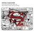 DC Comics Superman Comic Pattern Logo in Red MacBook Pro 14in (2021-24) Case plus Skin