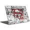 DC Comics Superman Comic Pattern Logo in Red MacBook Skins