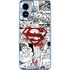 DC Comics Superman Comic Pattern Logo in Red Moto G Play 4G (2024) Skin