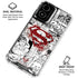 DC Comics Superman Comic Pattern Logo in Red Moto G Power 5G (2024) Clear Case