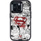 DC Comics Superman Comic Pattern Logo in Red Otterbox Defender iPhone Skin