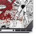 DC Comics Superman Comic Pattern Logo in Red Dell Precision Skin