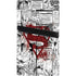 DC Comics Superman Comic Pattern Logo in Red PS5 Pro Console Skin