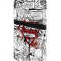 DC Comics Superman Comic Pattern Logo in Red PS5 Pro Disk Console Skin