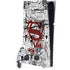 DC Comics Superman Comic Pattern Logo in Red PlayStation PS5 Skins