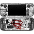 DC Comics Superman Comic Pattern Logo in Red Steam Deck Handheld Gaming Computer OLED Skin