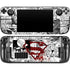 DC Comics Superman Comic Pattern Logo in Red Steam Deck Handheld Gaming Computer Skin