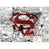 DC Comics Superman Comic Pattern Logo in Red Surface Laptop 7 15in Skin