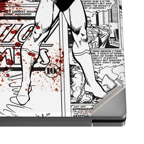 DC Comics Superman Comic Pattern Logo in Red Dell XPS Skin