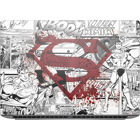 DC Comics Superman Comic Pattern Logo in Red HP ZBook Fury 16 G10 Skin