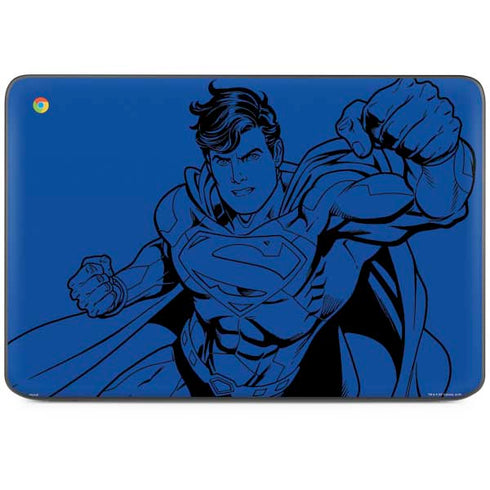 DC Comics Superman Comic Pop HP Chromebook Skin
