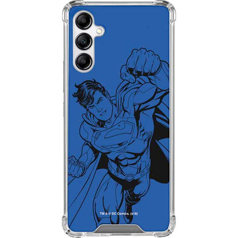 DC Comics Superman Comic Pop Gabb Phone 4 Clear Case