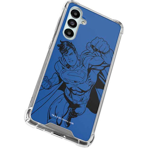 DC Comics Superman Comic Pop Galaxy A16 5G Clear Case