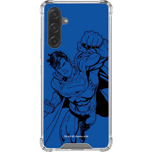 DC Comics Superman Comic Pop Galaxy A17 Clear Case