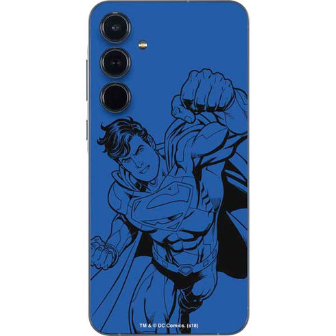 DC Comics Superman Comic Pop Galaxy A55 5G Skin