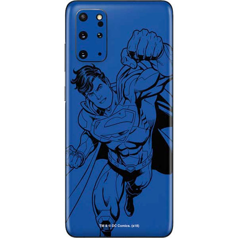 DC Comics Superman Comic Pop Galaxy S20 Plus Skin