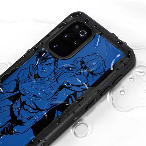 DC Comics Superman Comic Pop Galaxy S20 Plus Waterproof Case