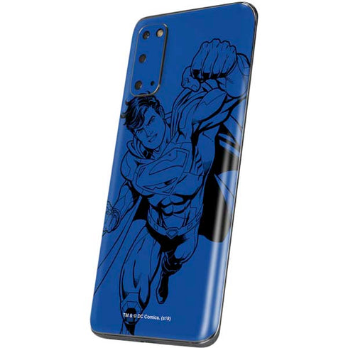 DC Comics Superman Comic Pop Galaxy S20 Skin