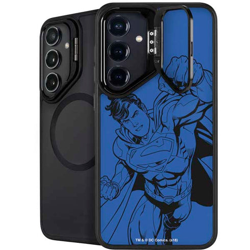 DC Comics Superman Comic Pop Galaxy S24 Plus Kickstand Case