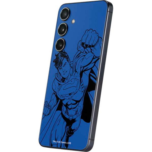 DC Comics Superman Comic Pop Galaxy S25 Skin