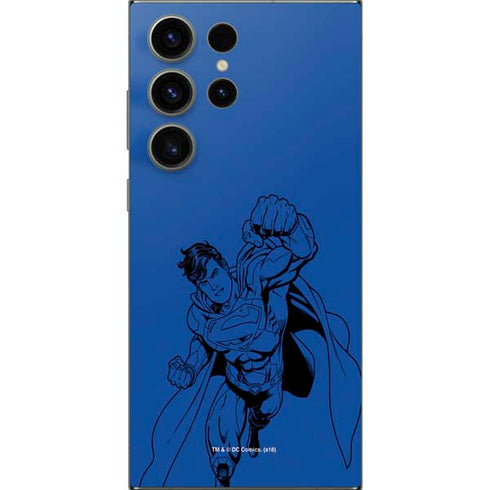 DC Comics Superman Comic Pop Galaxy S25 Ultra Skin