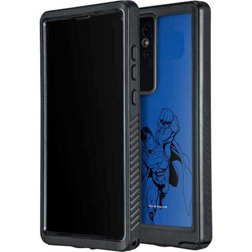 DC Comics Superman Comic Pop Galaxy S24 Ultra Waterproof Case