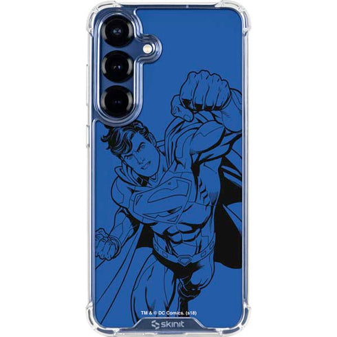 DC Comics Superman Comic Pop Galaxy S25 Clear Case