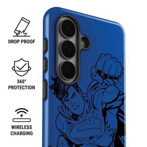 DC Comics Superman Comic Pop Galaxy S26 Impact Case