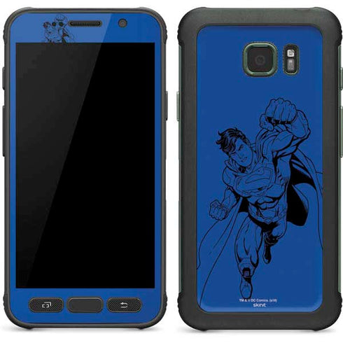 DC Comics Superman Comic Pop Galaxy S7 Active Skin