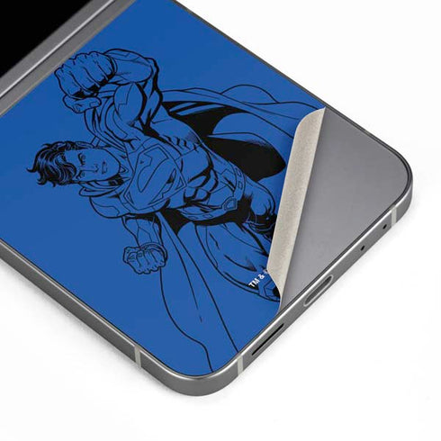 DC Comics Superman Comic Pop Galaxy Z Flip6 Skin