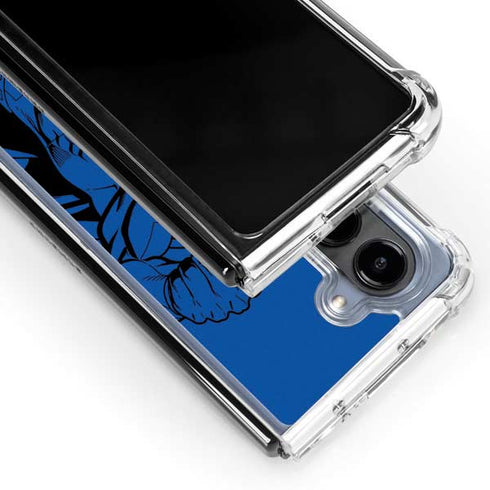 DC Comics Superman Comic Pop Galaxy Z Fold5 5G Clear Case