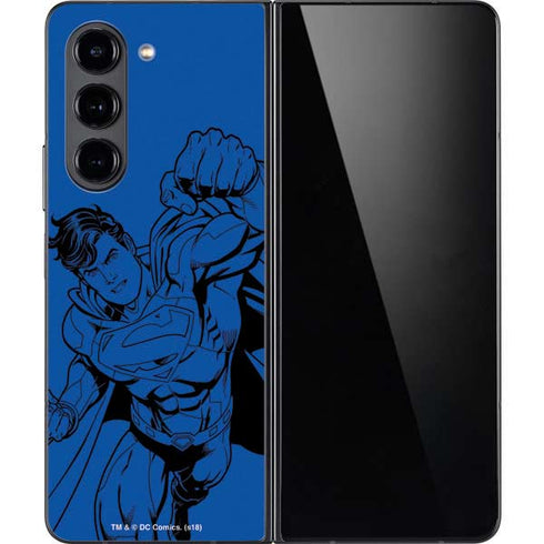 DC Comics Superman Comic Pop Galaxy Z Fold5 5G Skin