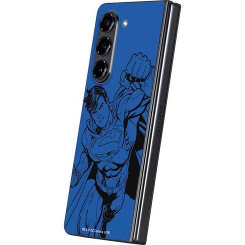 DC Comics Superman Comic Pop Galaxy Z Fold5 5G Skin