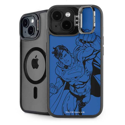 DC Comics Superman Comic Pop iPhone 15 Plus Kickstand Case