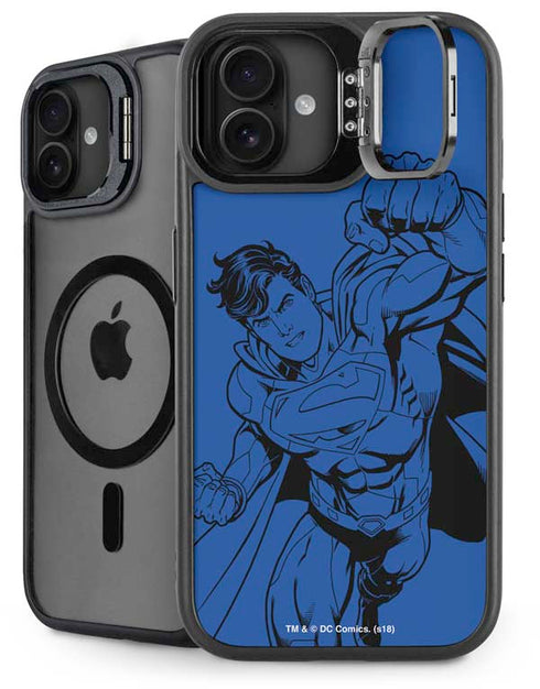 DC Comics Superman Comic Pop iPhone 16 Kickstand Case